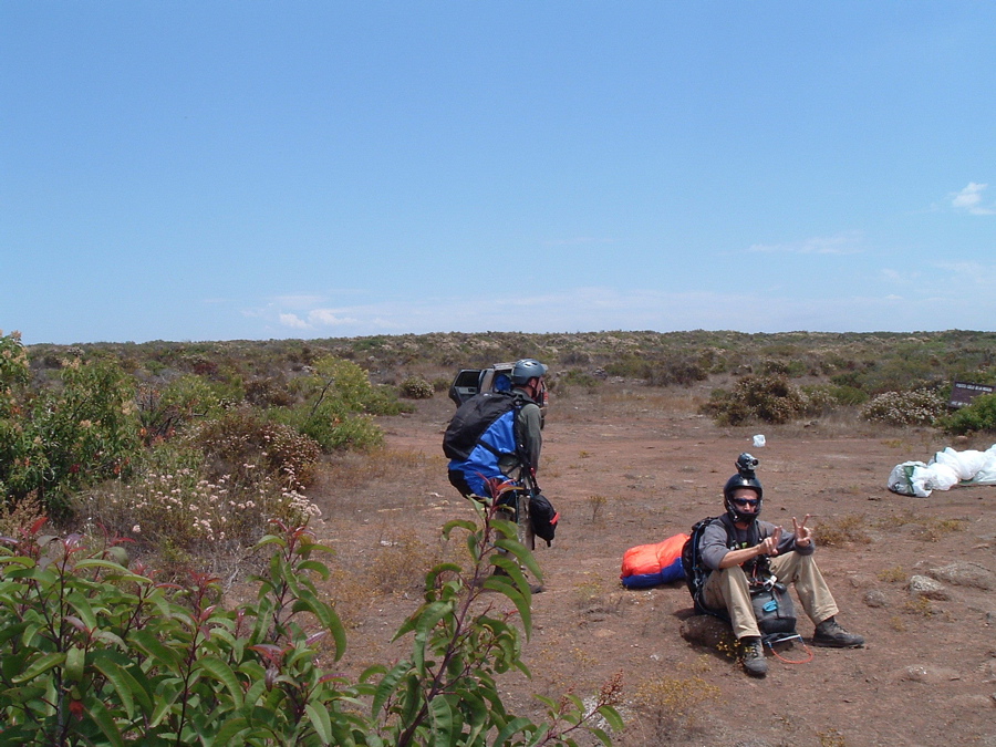 Waiting on the wind dummy.