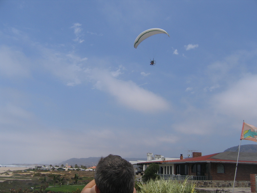 Rob R. motoring the beach