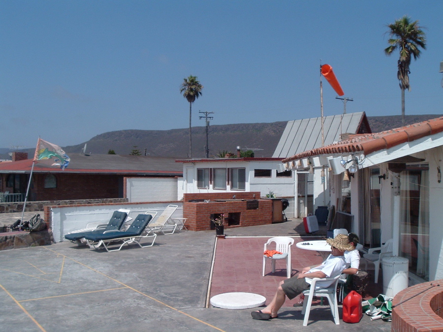 That's the ridge in the background