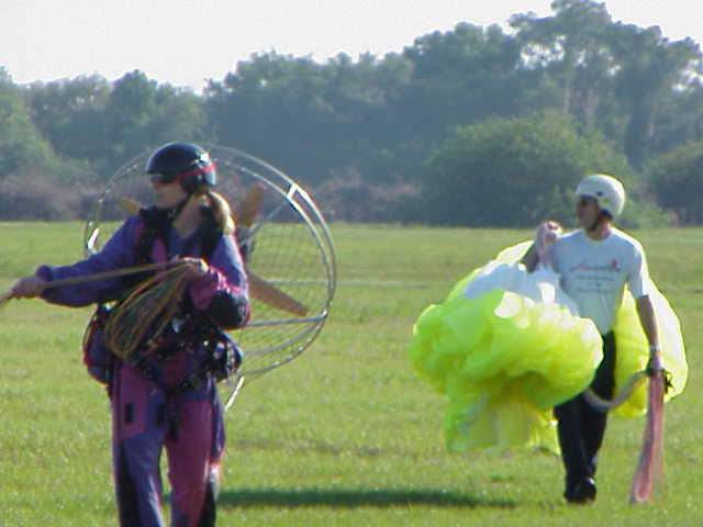 Tammy B and unknown pilot