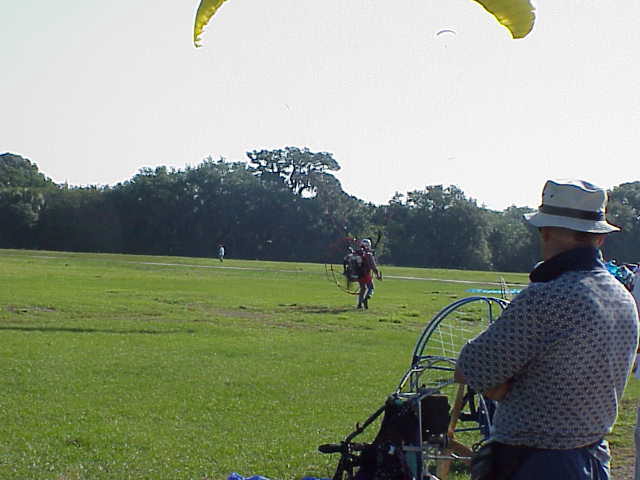 Chris B landing