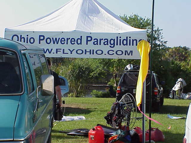 Bruce Brown's tent