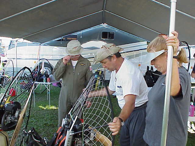 Scott Travers (center) and Don Jordan