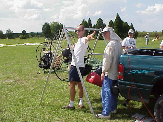 Chek and the thrust tester